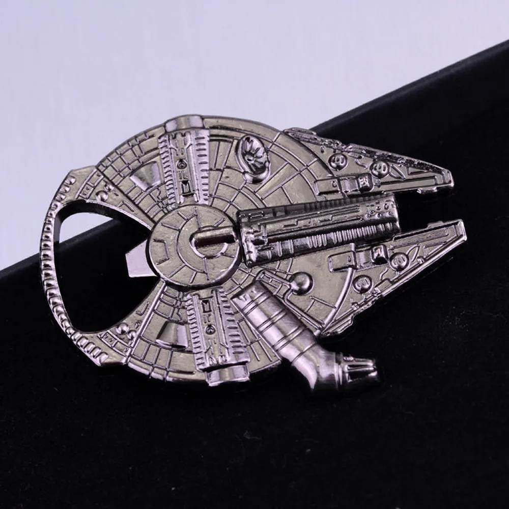 С принтом Звездные войны с рисунком Тысячелетний сокол металла открывалка для