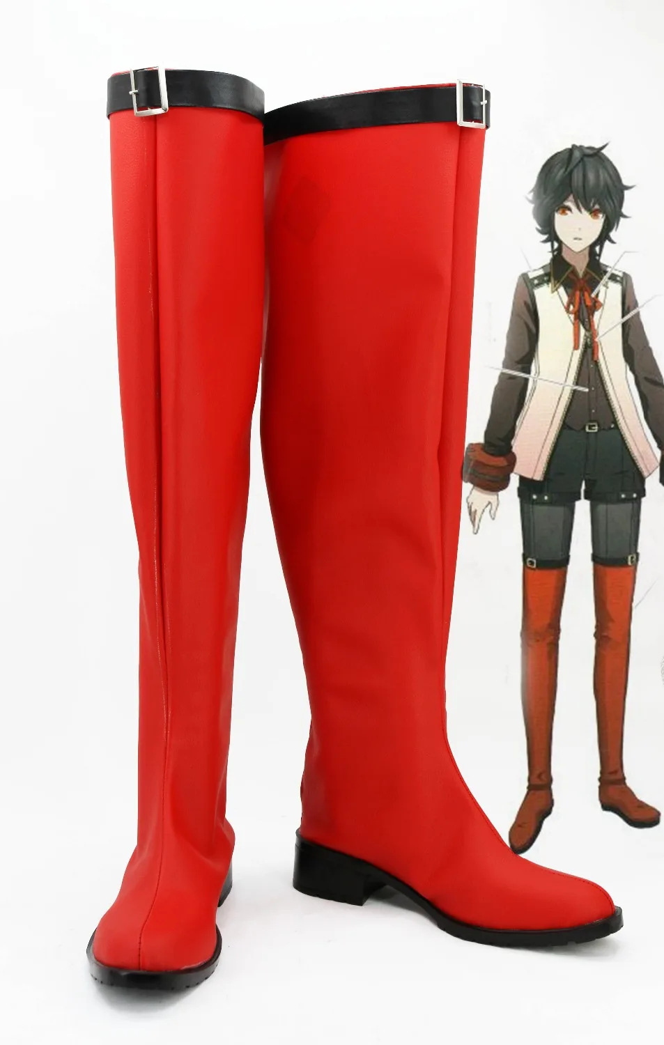 Ботинки для косплея Burst 2 Ren обувь на Хэллоуин Рождество | Тематическая одежда и