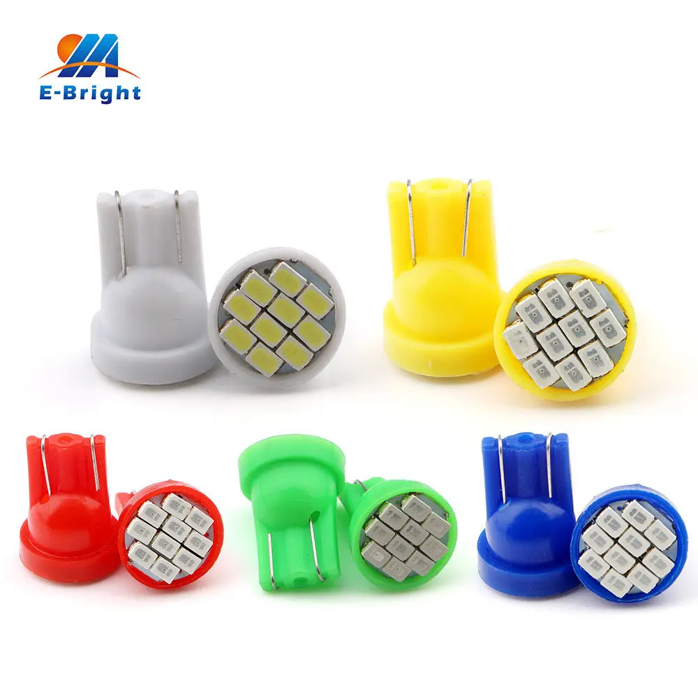 1000 шт. T10 W5W 194 168 1206 8 SMD светодиодный Авто 12 В DC Светодиодный индикатор лампы
