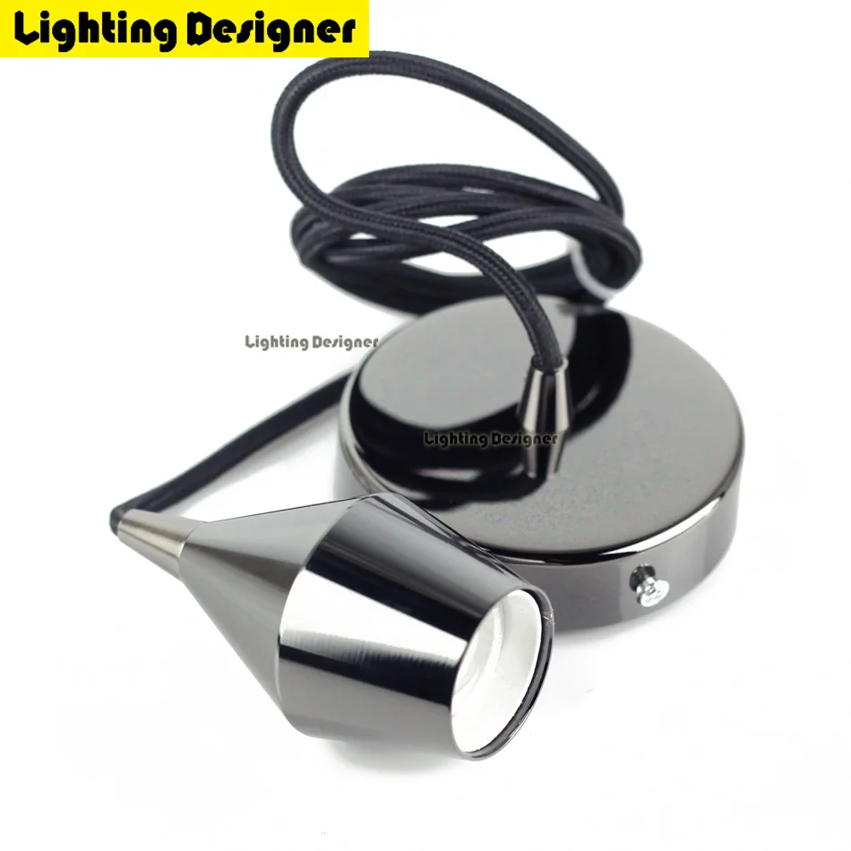 Новый Медный алюминиевый подвесной светильник E27 держатель лампы 220 В