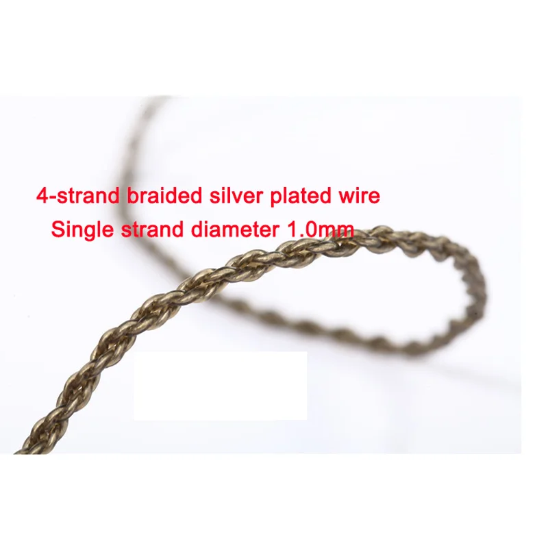 DIY Repair Earphone Cable for Replacement Audio Headphone Headset Maintenance Silver Plated Copper Wire iPhone xiaomi | Электроника