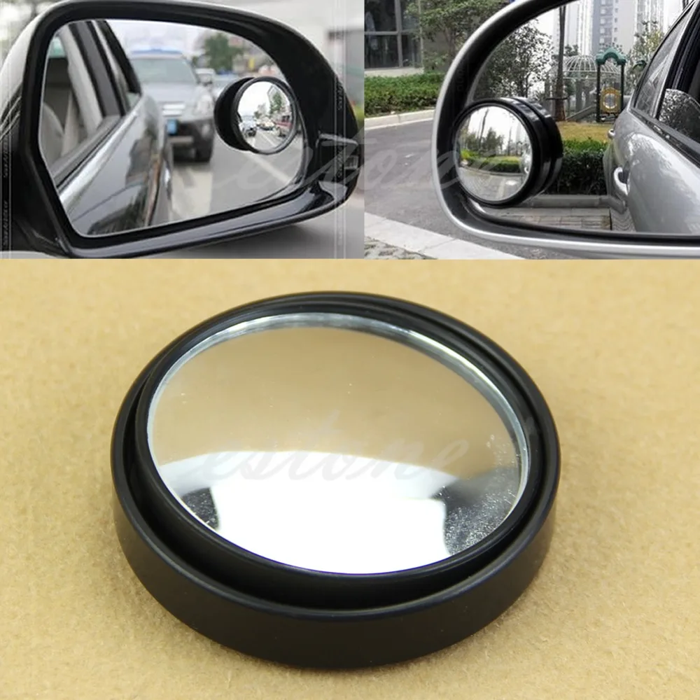 

New Round Wide Angle Convex Blind Spot Mirror Rear View Messaging Car Vehicle BK