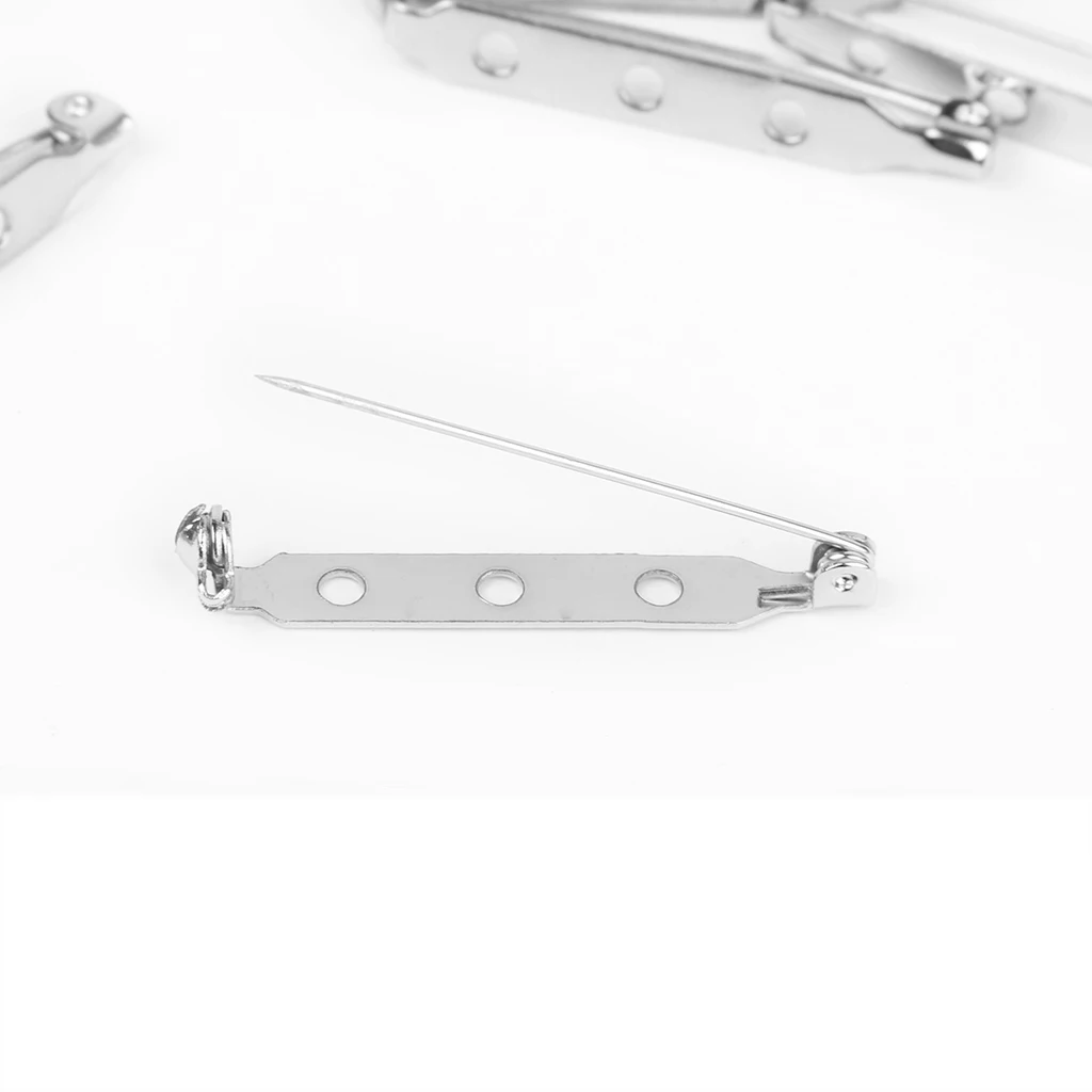 50X металлическая брошь на заднюю панель безопасности штырь 37 мм | Украшения и