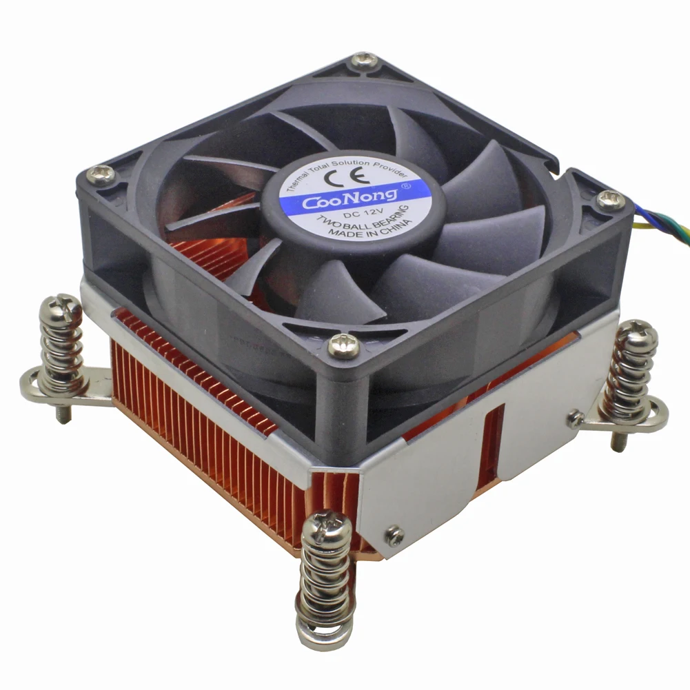 Cooler Cooler para Cpu Servidor 2u Dissipador de Calor para Intel Xeon Lga 1155 1156 1150 1151 Estação de Trabalho Industrial Resfriamento para Computador Ventiladores e resfriadores