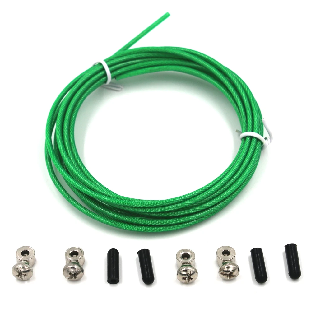 Запасной трос 3 метра + 2 пары запасных винтов для быстрой замены стальной