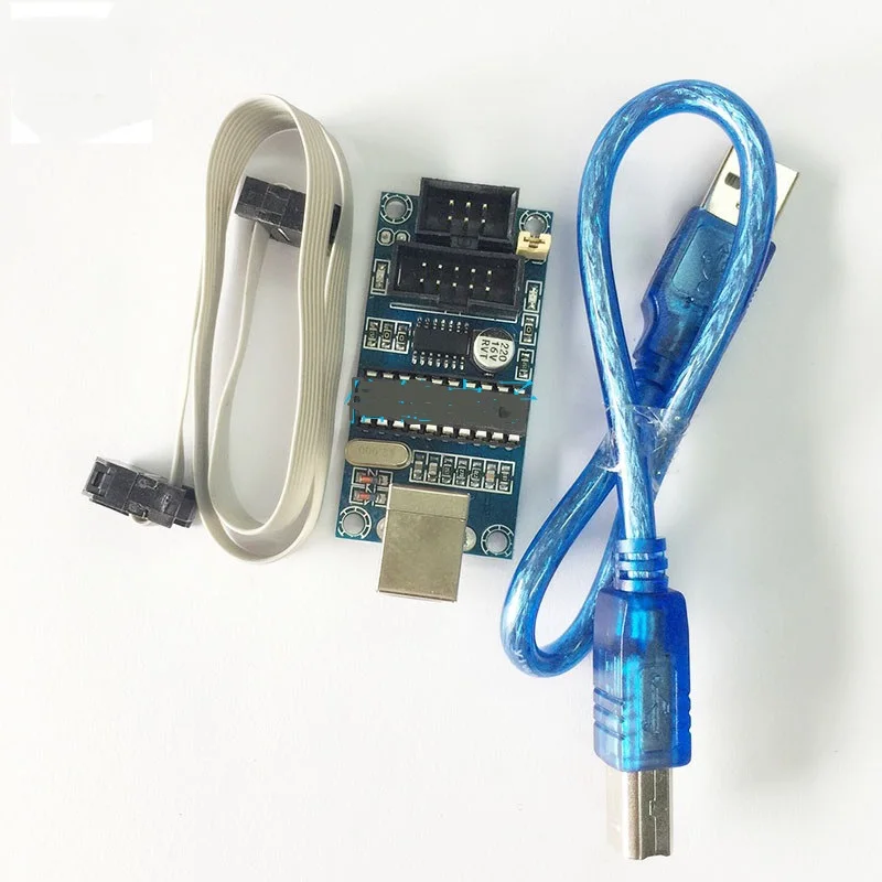 1 комплект USBTiny USBtinyISP AVR ISP программатор загрузчик для Arduino Meag2560 UNO R3 с 10pin Кабель