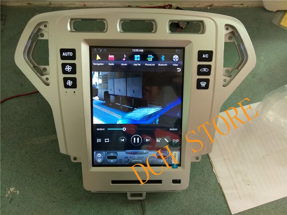 10,4 ''Tesla стиль Android 8,1 автомобильный DVD gps плеер для Ford Mondeo fusion 2007 2008 2009 2010 2011 2012 2013 PX6 CARPLAY