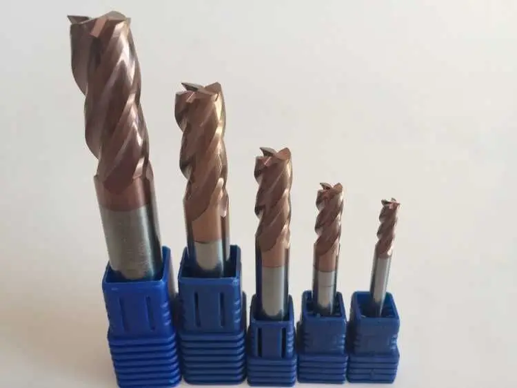 Концевая фреза высокого качества HRC60 с 4 канавками ЧПУ фрезы покрытием 2 0*4*6*50 мм