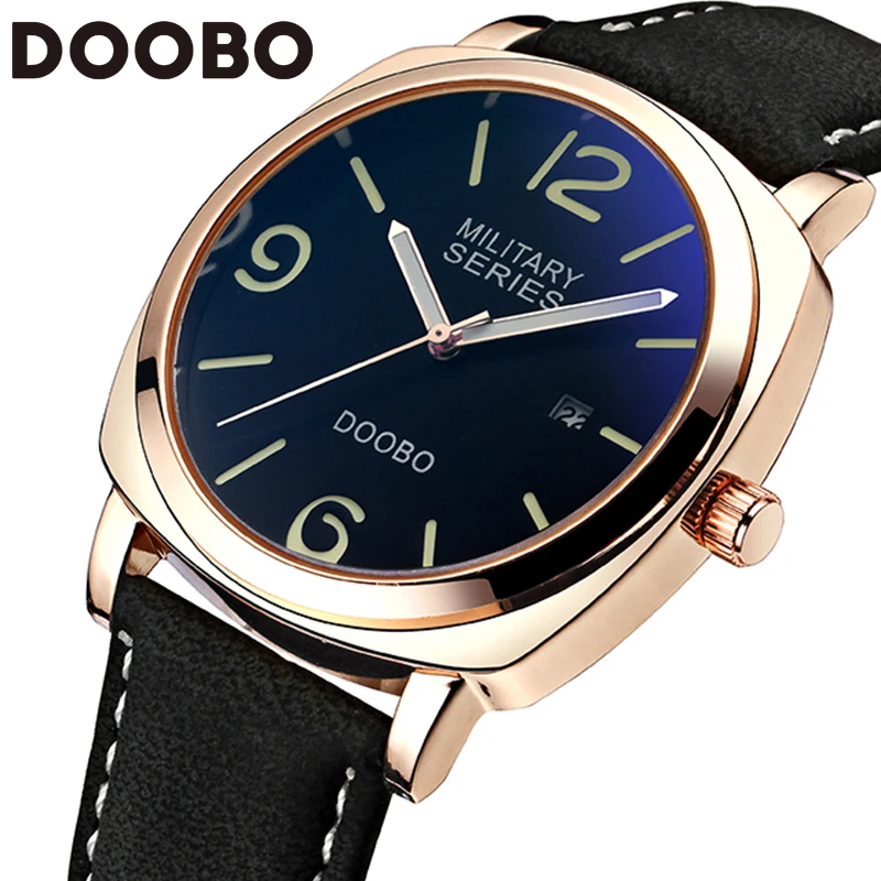 Часы наручные DOOBO Мужские кварцевые спортивные брендовые Роскошные армейские в