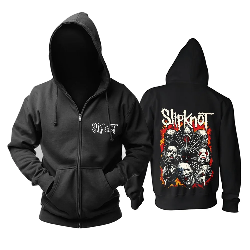 21 24 дизайна, винтажные хлопковые рок толстовки с капюшоном slipknot Rocker, куртка hardrock в стиле панк, толстовка на молнии с тяжелым металлом, DEVIL sudadera - Цвет: 21