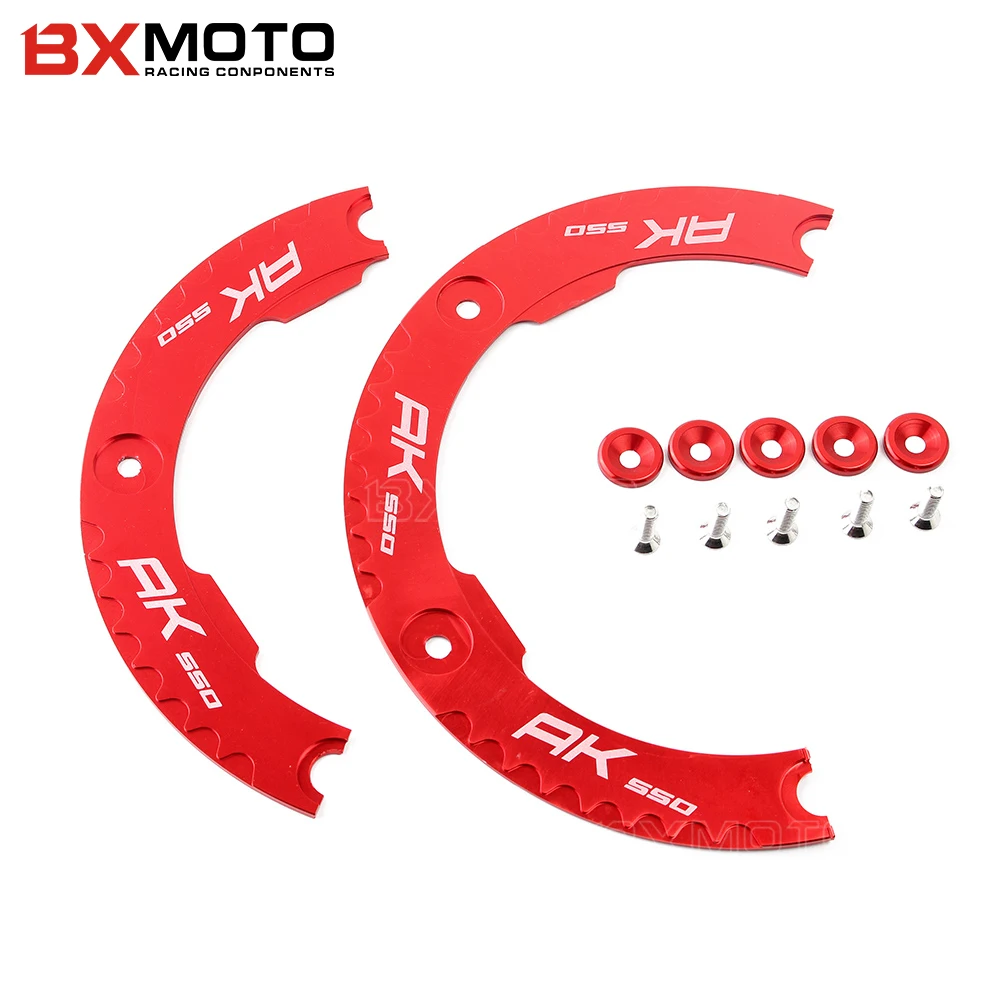 

Accessories Motorcycle Aluminum Transmission Belt Pulley Protective Cover For KYMCO AK550 AK 550 2017 black titanium gold red