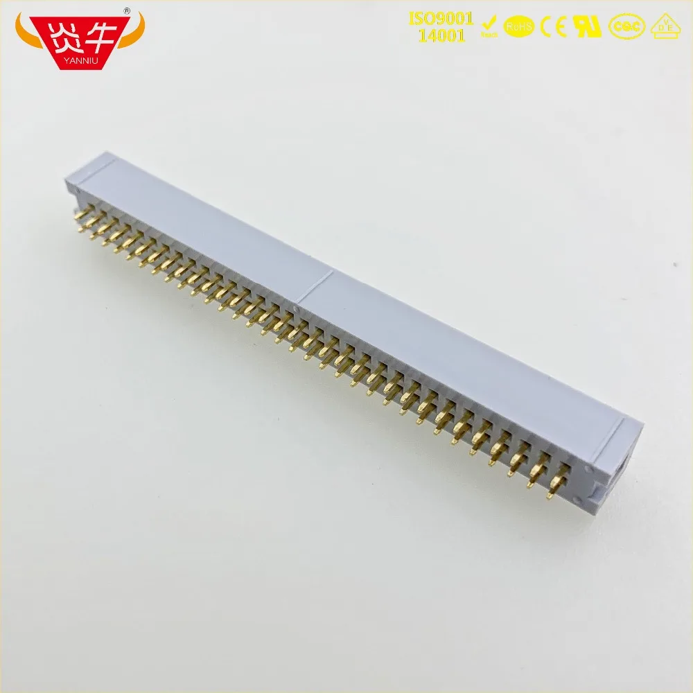 DC3 64P Серый Белый 64PIN IDC розетка коробка 2 54 мм Шаг заголовок прямой соединитель