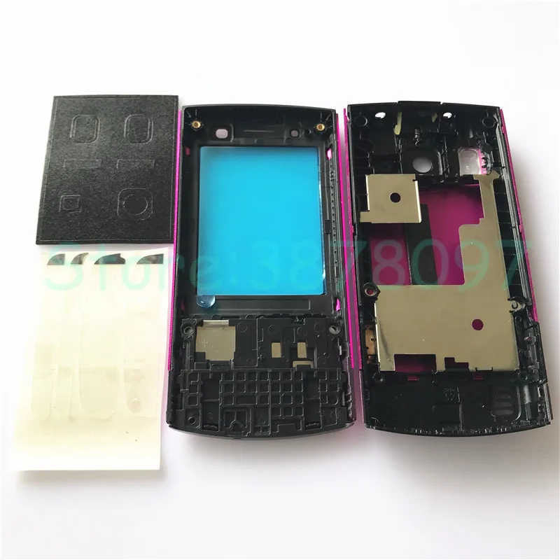 New Full Housing Case Battery Cover Front+Middle Frame Keypad For Nokia 6700S Repair Parts + Logo | Мобильные телефоны и