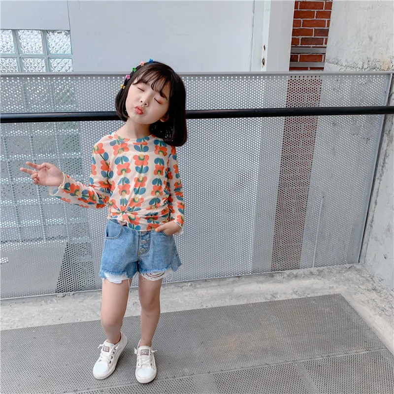 2019 Новое поступление летняя хлопковая Футболка принцессы в Корейском стиле с