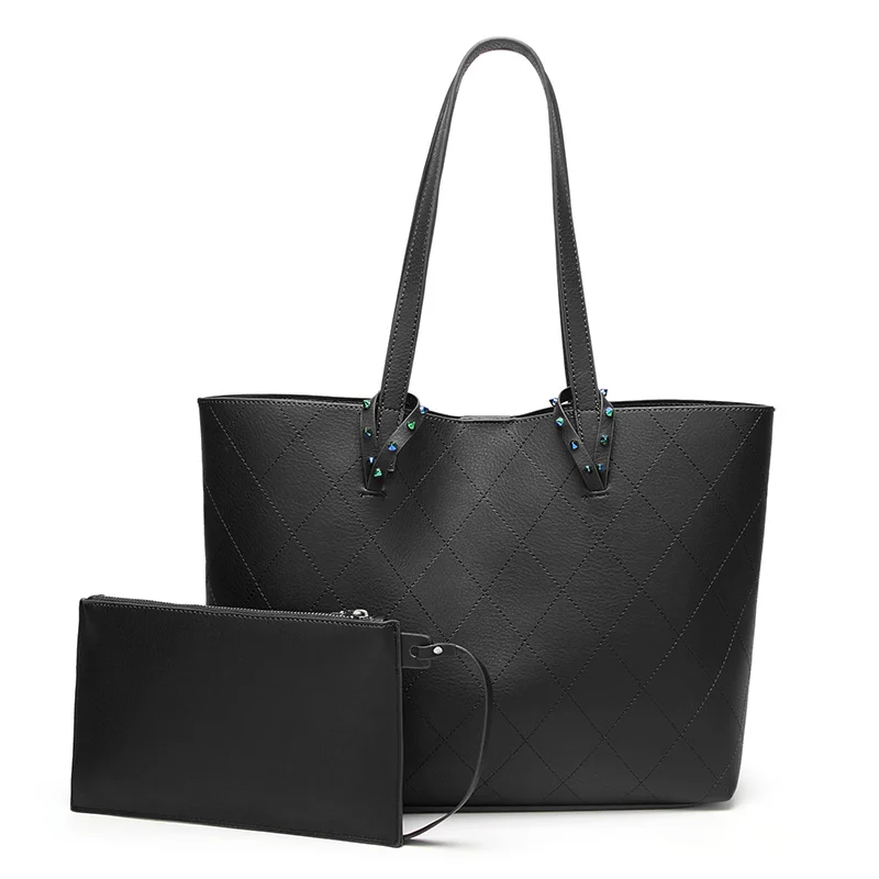 Сумки для женщин 2018 кожаные сумки дамские большие композитные 2 шт./компл.