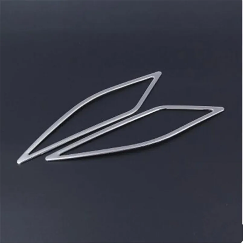 Стайлинг автомобиля отделка из нержавеющей стали украшение верхнего динамика