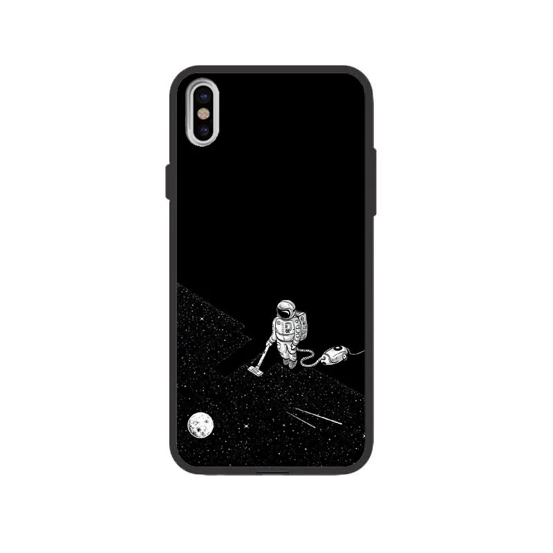 Золотой Чехол s для iphone 7 8 X SE, чехол для iphone 6 7plus XR XS Max Planet Star, Жесткий Чехол из поликарбоната - Цвет: Золотой