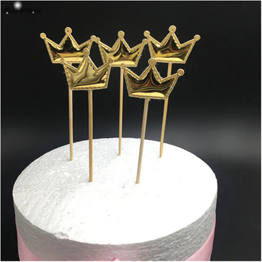5 шт. Микки и Минни Мышь Глава торт Топпер кекс флаги Baby Shower сувениры для мальчиков