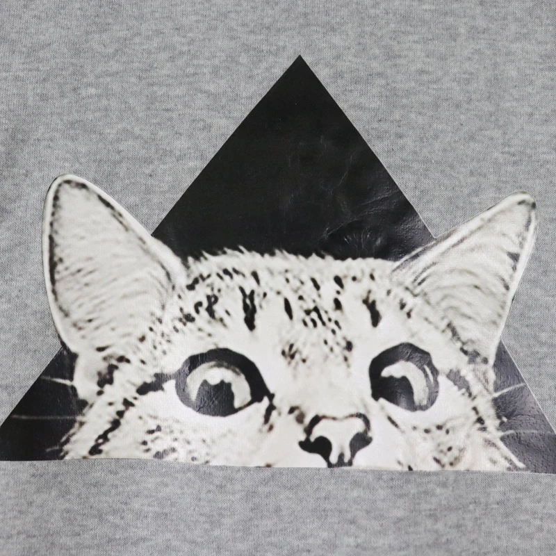Толстовка Alien Kitty Женская осенне-зимняя повседневный свитшот свободного покроя с
