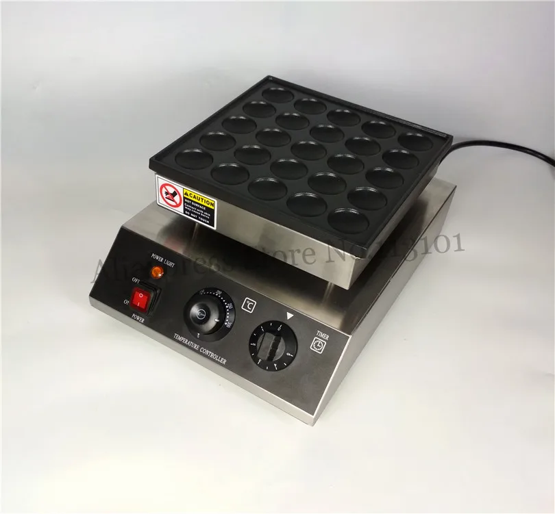 Мини Гриль для блинов 950 Вт 25 отверстий|cooking surface|mini pancakes machinedutch pancake machine |