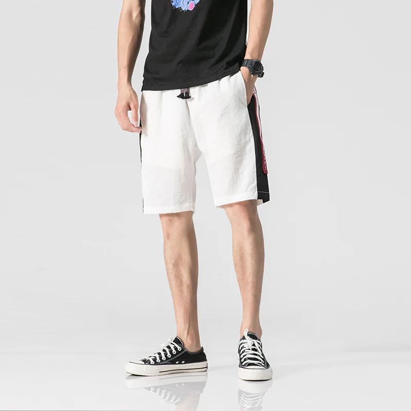 Повседневные мужские шорты дышащие хлопковые для бега летние тонкие больших