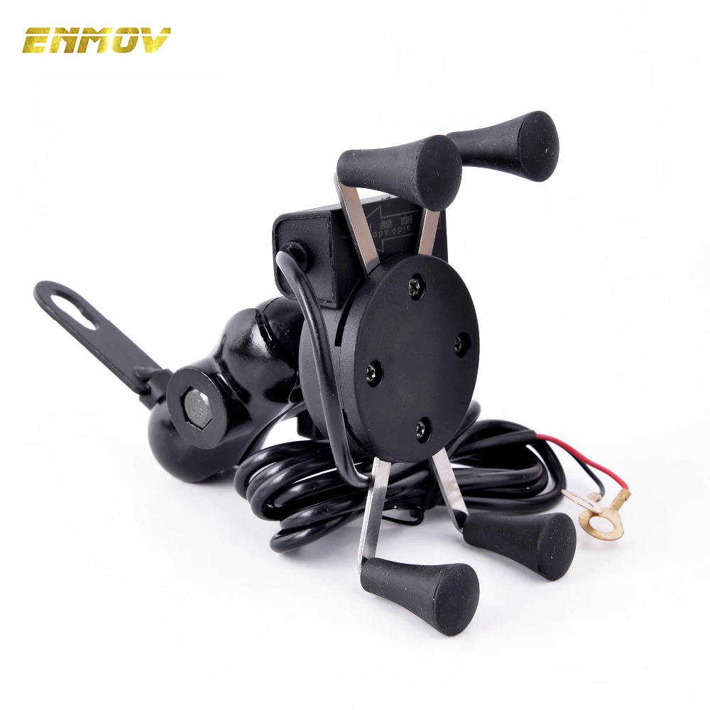 2 типа аккумуляторного USB зарядного устройства держатель для телефона мотоцикла