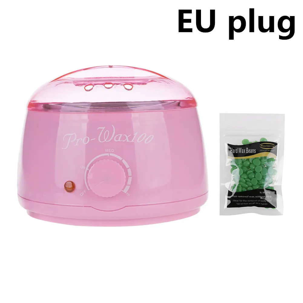 pink EU plug 500cc ручной Эпилятор ног парафиновый воск Эпилятор Воск Нагреватель тела электроэпилятор салон спа инструмент для удаления волос - Цвет: pink EU plug