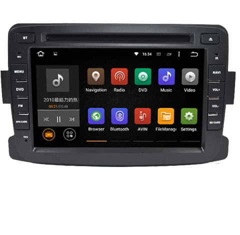 Автомобильный dvd плеер с 7 дюймовым HD сенсорным экраном Android 1 для 1024 * 600LCD дюймов