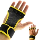 Перчатки для тяжелой атлетики, Перчатки для фитнеса с полупальцами, спортивные перчатки для крестов, перчатки для рук, напульсники, гантели для спортзала, силиконовая подкладка