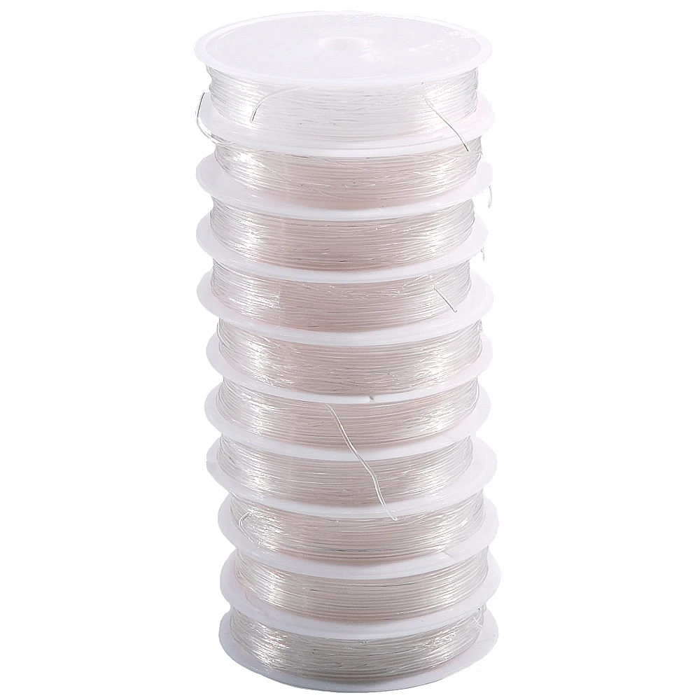 Эластичная нить для шнура с кристаллом 0 4 мм 24 м/рулон аксессуары ювелирных