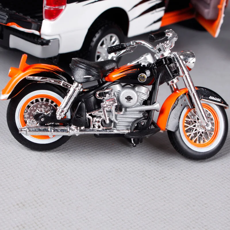 Maisto 1:24 H D ford F 150 stx pick up orange модель грузовика для мужчин охлаждающий грузовик пикап