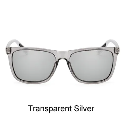 Transparent Silver Ralferty, солнцезащитные очки, квадратные, поляризационные, солнцезащитные очки для мужчин и женщин, фирменный дизайн, Полароид, солнцезащитные очки для вождения, мужские, UV400, очки Oculo 7031 - Цвет линз: Transparent Silver