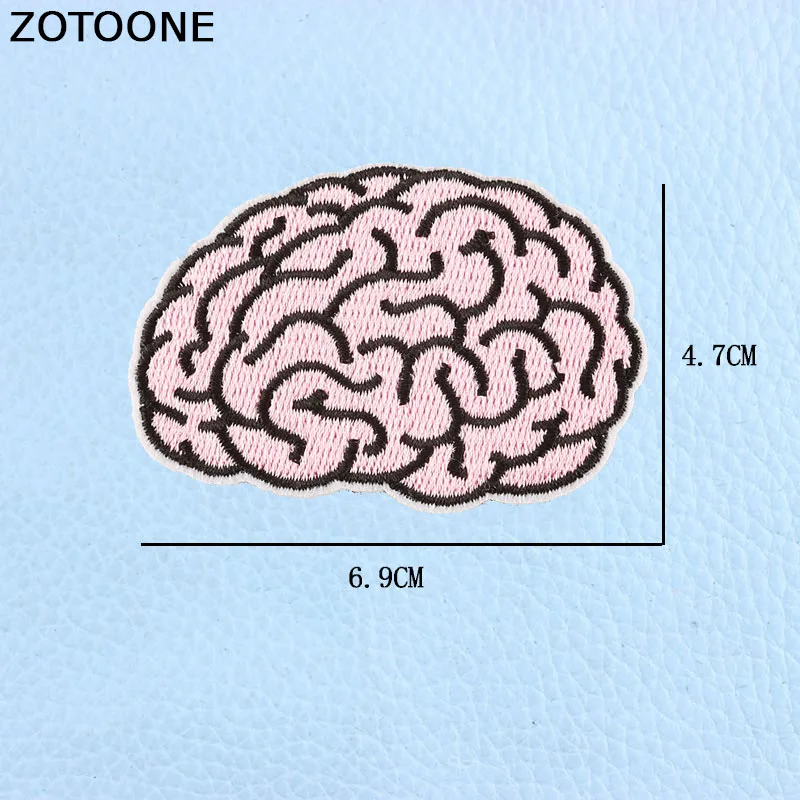 ZOTOONE инопланетянин звезда кошка нашивка с НЛО высокие пять значков вышитая аппликация швейная Железная на значке одежда аксессуары - Цвет: Шоколад Цвет