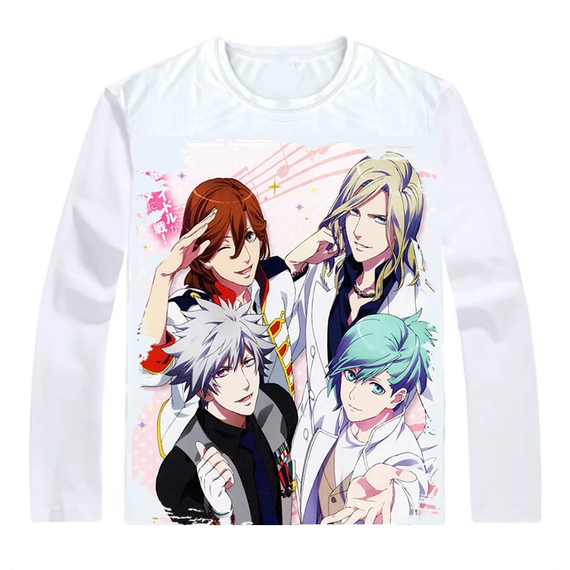 Футболки Uta no Prince-sama футболки с длинным рукавом в разных стилях рубашки принцами