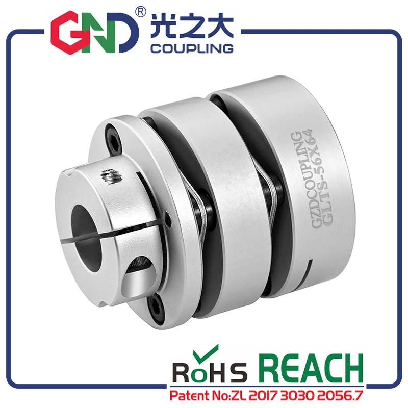 GND double diaphragm flexible coupling aluminum alloy clamp for shaft encoder couples stepmotor connect quick coupler CNC | Обустройство