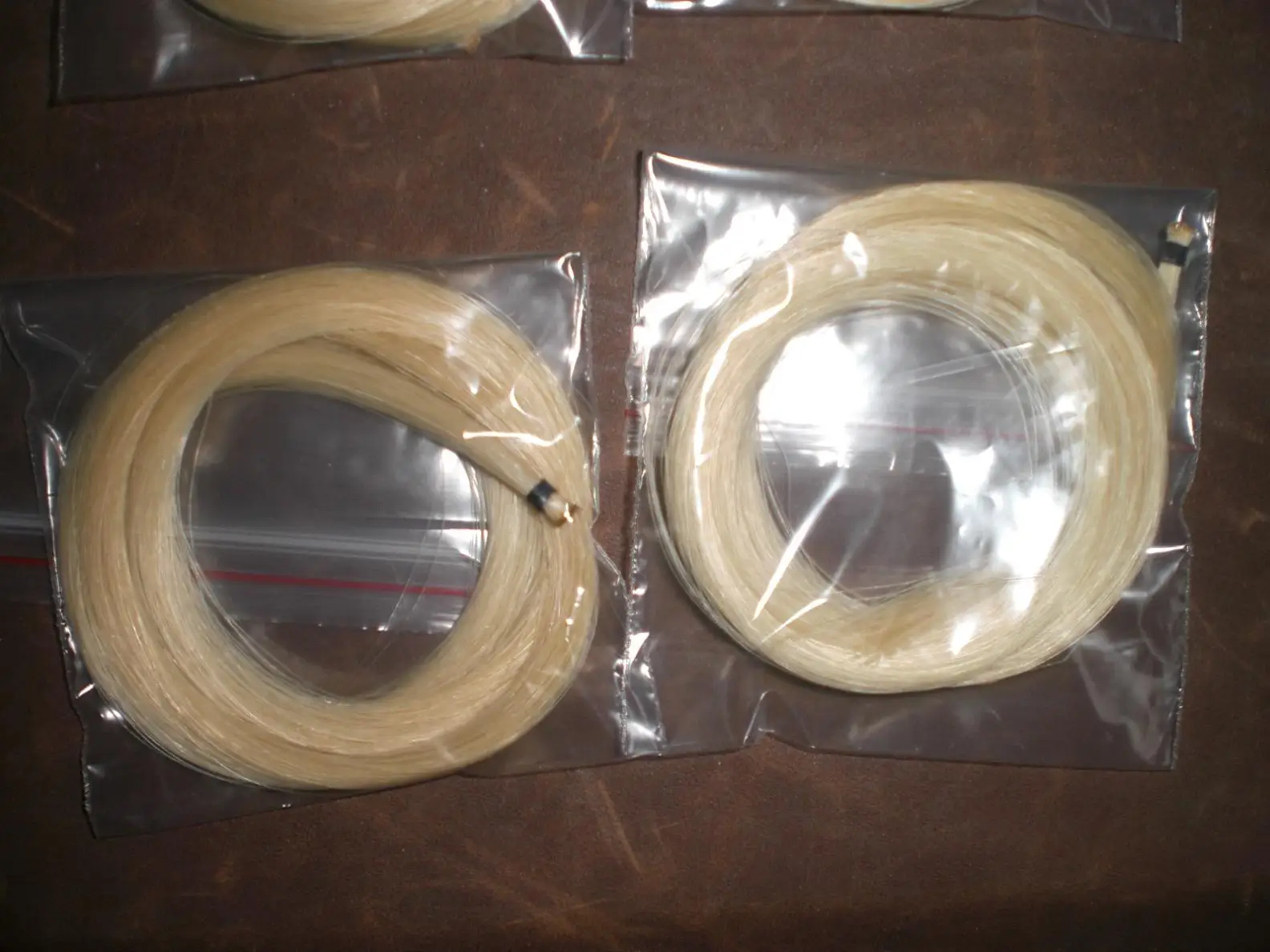 Качественные волосы скрипки с бантом 1 пучок 6 граммов черные конские или белые