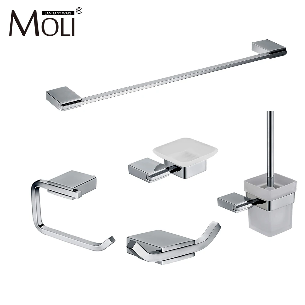 304 # набор аксессуаров для ванной комнаты из полированной нержавеющей стали