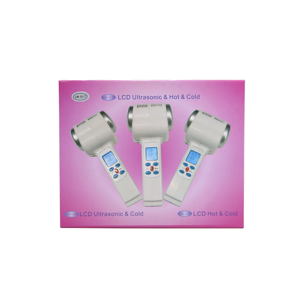 Goede Ultrasone Cryotherapie Hot Koude Hamer Lymfatische Gezicht Lifting Massager Ultrasound Huidverjonging Gezicht Lichaam Schoonheidsverzorging