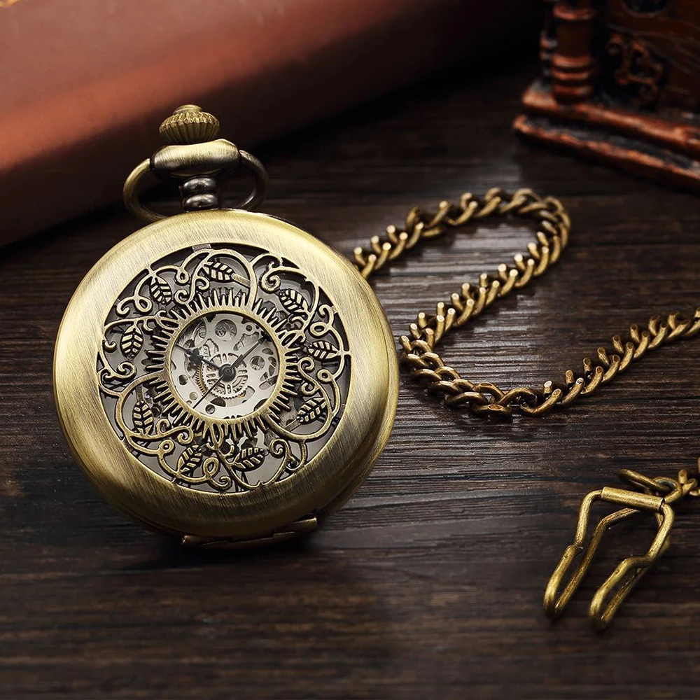ORKINA стимпанк Механические карманные часы унисекс винтажные Роскошные брендовые
