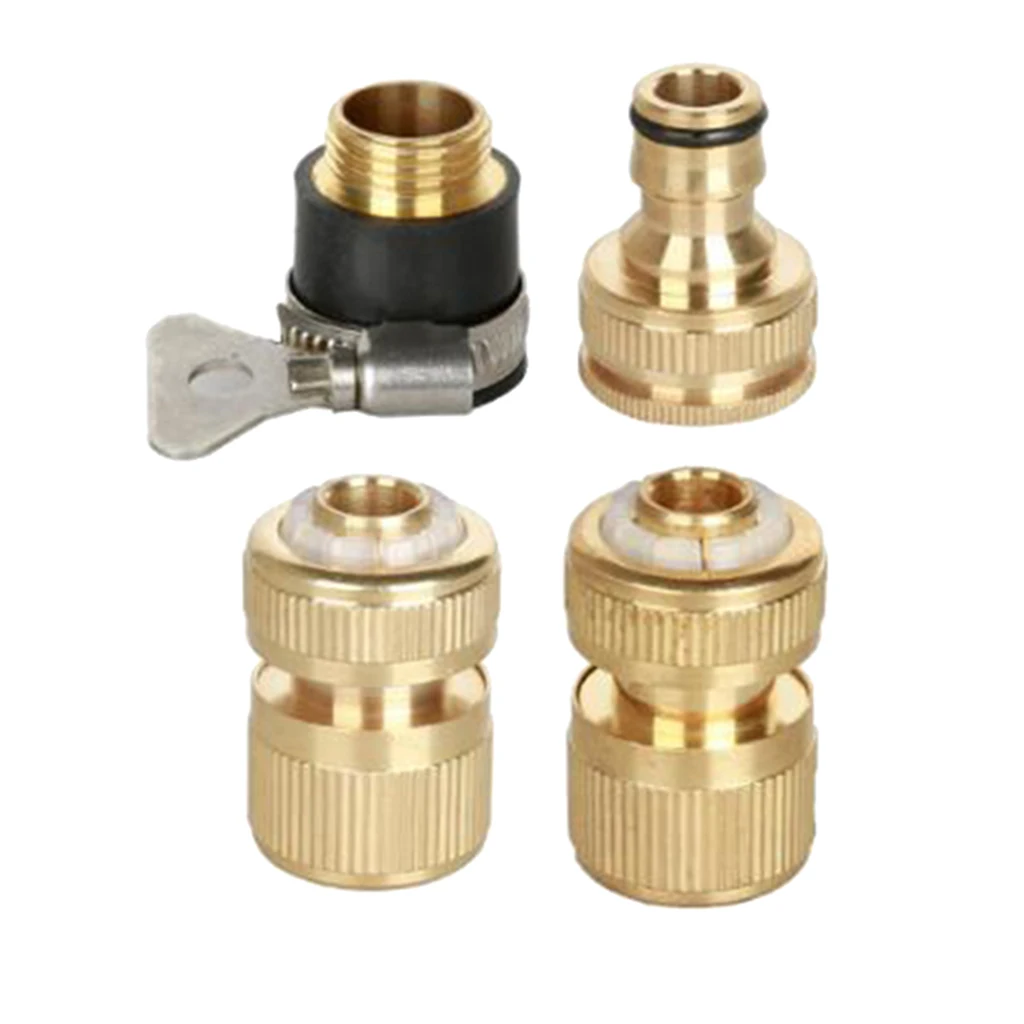 4 шт./компл. садовый шланг быстроразъемные соединители водяного шланга из твердой