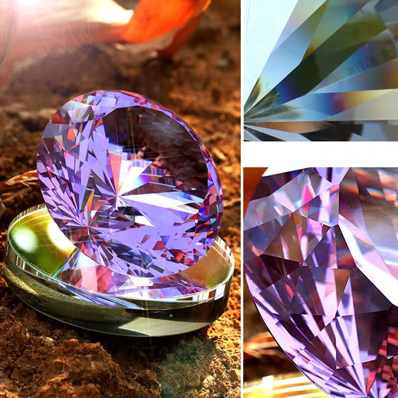 Большой стеклянный флакон для духов XINTOU с кристаллами сверкающие Свадебные