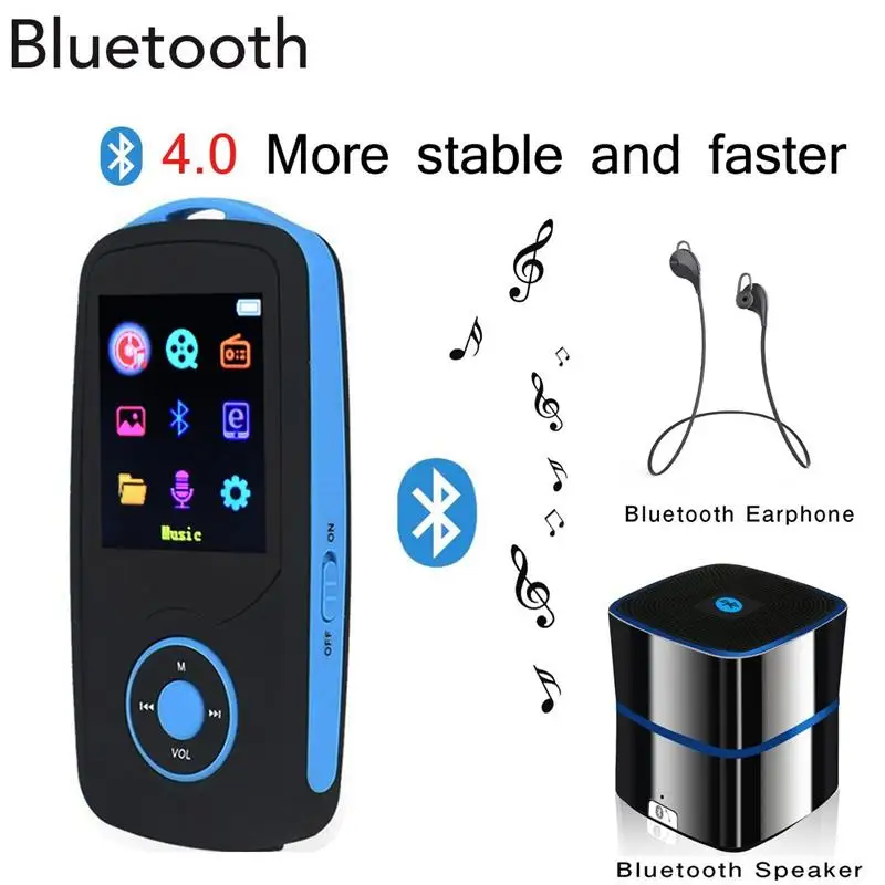 100% Оригинальный MP3 плеер ruidu X06 16 Гб Bluetooth с экраном 1 8 дюйма высокое качество без
