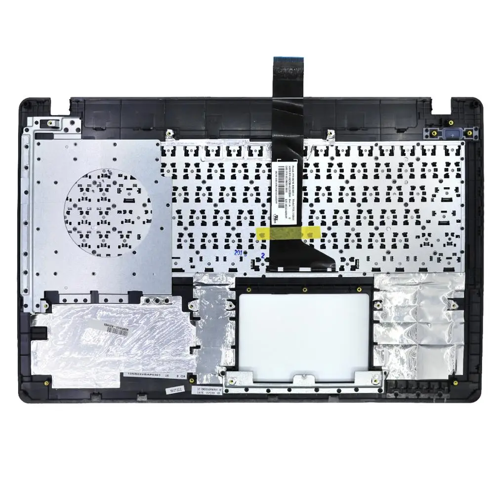 Новая русская черная клавиатура для ноутбука ASUS X550 X550C X550CA с черной крышкой C черной подставкой для рук