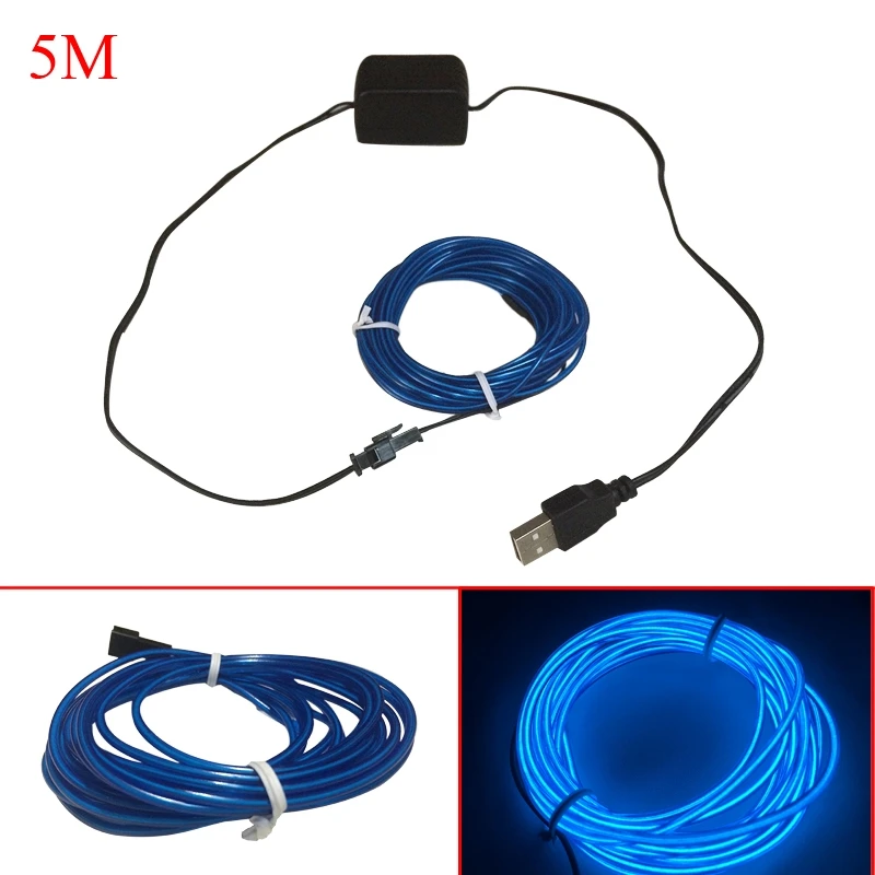 Гибкая неоновая Светодиодная лента с USB декоративная Водонепроницаемая LED