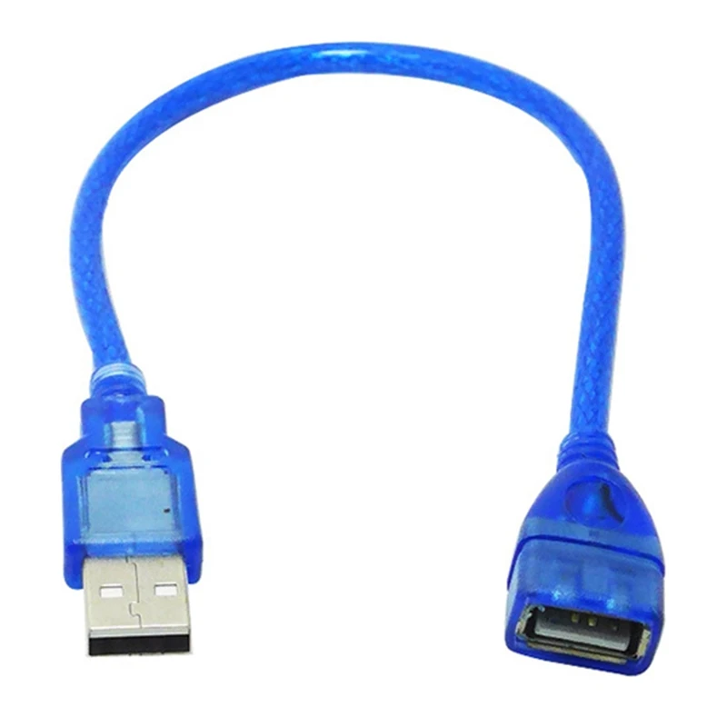Удлинитель кабеля USB 0 3 2 м Папа мама кабели для передачи данных ПК клавиатуры