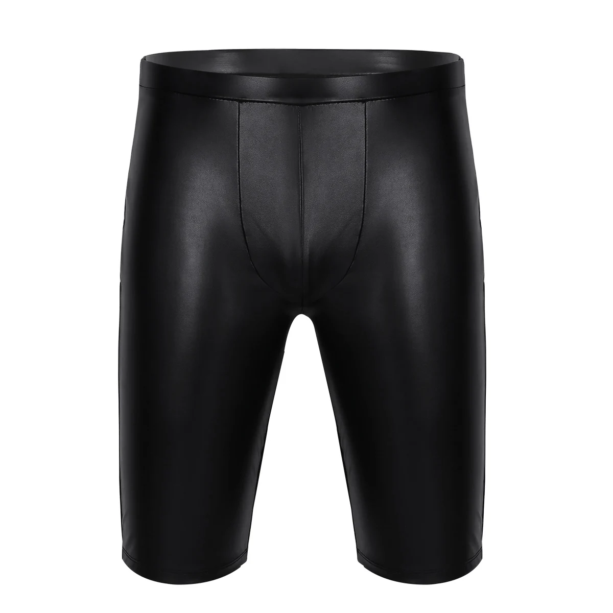 Мужские Компрессионные шорты из мягкой кожи спортивные для фитнеса бега мужские