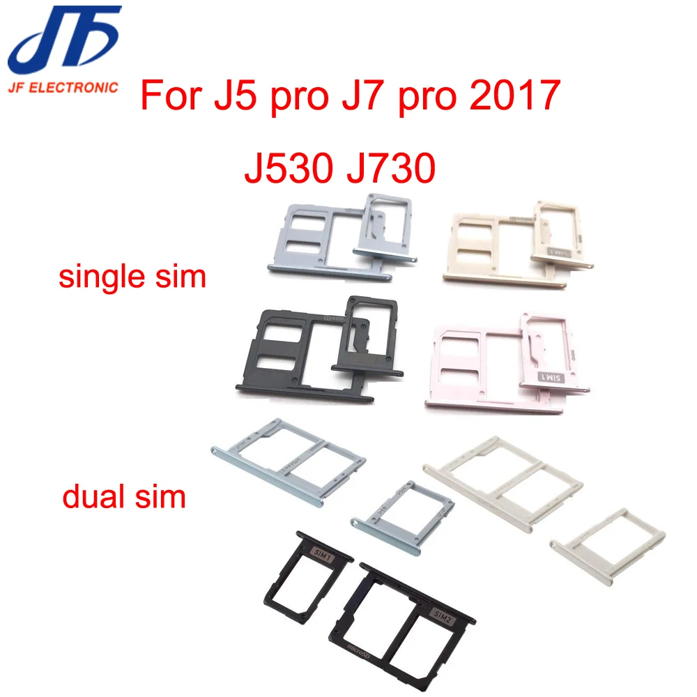 100 шт./лот лоток для SIM + / Micro SD карт слоты часть Samsung Galaxy J7 pro 2017 J730 J5 J530 карт|Шлейфы