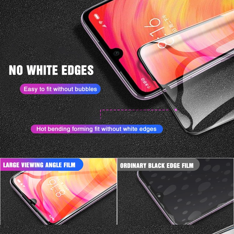9D изогнутое закаленное стекло для Xiaomi Redmi Note 5 7 6 Pro Защита экрана 5A 6A Plus S2 Защитная