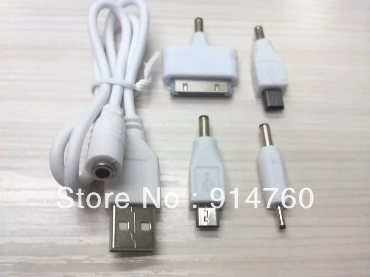 freeshipping 4 in 1 usb charging tieline universal mobile phones charge four one connector adapter 10pc / lot | Мобильные телефоны