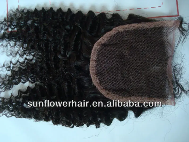 Натуральный цвет 100% человеческих бразильский девственные волосы 4 &quot x топ